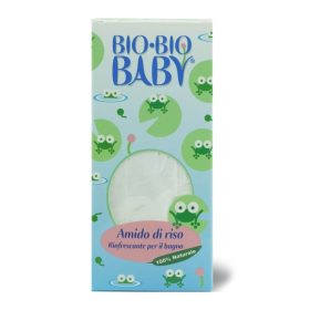 Bio-Bio Baby rizskeményítős fürdősó a szappanmentes fürdetéshez, 300 gr