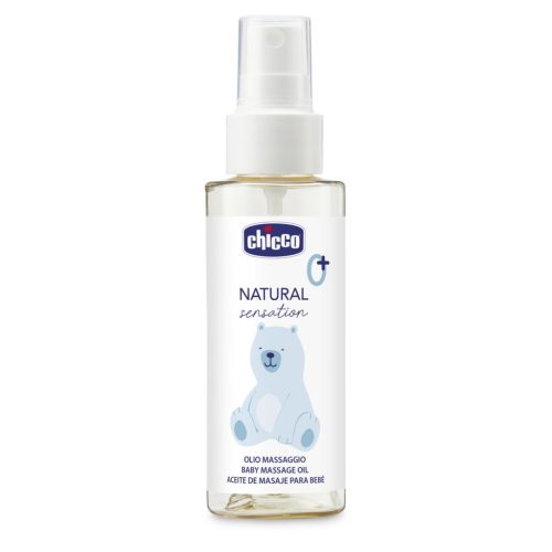 Chicco Natural Sensation masszázsolaj E-vitaminnal és Mandulaolajjal az egész test ápolására, 100 ml