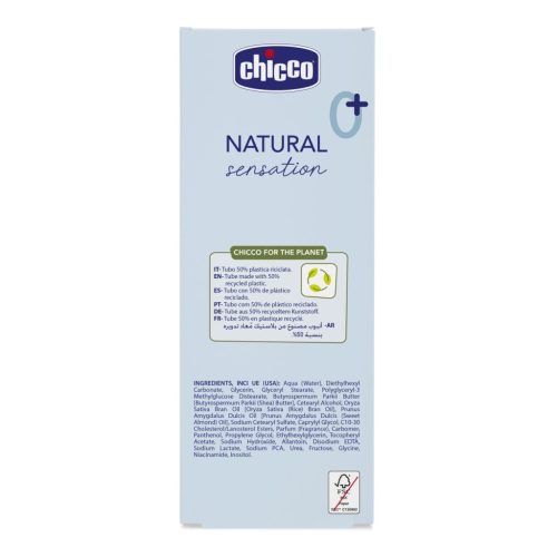 Chicco Natural Sensation testápoló krém az egész test ápolására, 50 ml