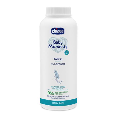 Chicco Baby Moments hintőpor rizskorpával, 150 gr