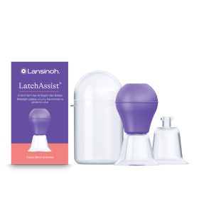 Lansinoh LatchAssist bimbókiemelő szilikonpumpával, 19 és 24 mm-es tölcsérrel és védőtokkal