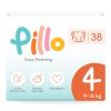 Pillo prémium pelenka, szuper nedvszívó, hipoallergén, 4 (maxi), 9-14 kg, 38 db