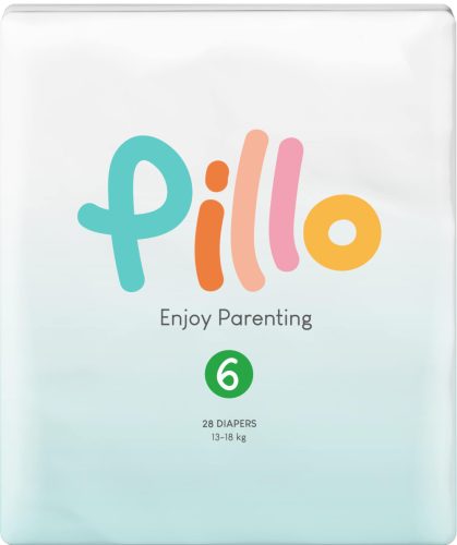 Pillo prémium pelenka, szuper nedvszívó, hipoallergén, 6 (XL), 13-18 kg, 28 db