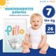 Pillo prémium pelenka, szuper nedvszívó, hipoallergén, 7 (XXL), 15+ kg, 26 db