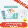 PILLO mindenmentes PURE pelenka KOMBI+ CSOMAG (törlőkendővel és popsikrémmel) - 1-es méret (2-5 kg)