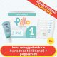 PILLO mindenmentes PURE pelenka KOMBI+ CSOMAG (törlőkendővel és popsikrémmel) - 1-es méret (2-5 kg)