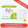 PILLO mindenmentes PURE pelenka + törlőkendő KOMBI CSOMAG - 2-es méret (4-8 kg)