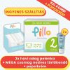 PILLO mindenmentes PURE pelenka XXL KOMBI+ CSOMAG (törlőkendővel és popsikrémmel) - 2-es méret (4-8 kg)