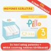 PILLO mindenmentes PURE pelenka + törlőkendő - XXL KOMBI CSOMAG - 3-as méret (6-10 kg)