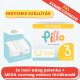 PILLO mindenmentes PURE pelenka + törlőkendő - XXL KOMBI CSOMAG - 3-as méret (6-10 kg)