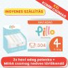 PILLO mindenmentes PURE pelenka + törlőkendő XXL KOMBI CSOMAG - 4-es méret (9-14 kg)