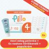 PILLO mindenmentes PURE pelenka KOMBI+ CSOMAG (törlőkendővel és popsikrémmel) - 4-es méret (9-14 kg)