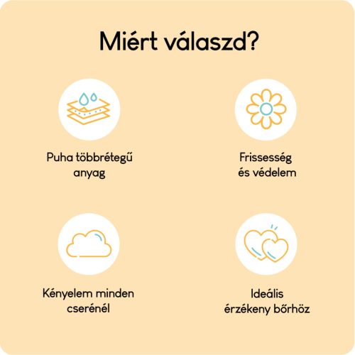 PILLO mindenmentes PURE pelenka KOMBI+ CSOMAG (törlőkendővel és popsikrémmel) - 4-es méret (9-14 kg)