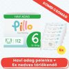 PILLO mindenmentes PURE pelenka + törlőkendő KOMBI CSOMAG - 6-os méret (13-18 kg)