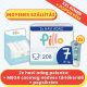 PILLO mindenmentes PURE pelenka XXL KOMBI+ CSOMAG (törlőkendővel és popsikrémmel) - 7-es méret (15+ kg)