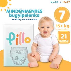Pillo prémium bugyipelenka, szuper nedvszívó, praktikus, 7 (XXL), 15+, 21 db