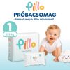 Pillo pelenka és nedves törlőkendő PRÓBACSOMAG, 1-es méret (2-5 kg) + nedves törlőkendő