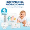 Pillo bugyipelenka és nedves törlőkendő PRÓBACSOMAG, 4-es méret (9-14 kg) + nedves törlőkendő