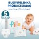 Pillo bugyipelenka és nedves törlőkendő PRÓBACSOMAG, 5-ös méret (11-16 kg) + nedves törlőkendő