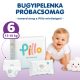 Pillo bugyipelenka és nedves törlőkendő PRÓBACSOMAG, 6-os méret (13-18 kg) + nedves törlőkendő