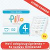PILLO mindenmentes PURE pelenka + törlőkendő KOMBI CSOMAG - 4-es méret (9-14 kg)