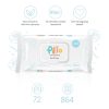 Pillo nedves törlőkendő, bio aloe verával és aktív zabvízzel, MEGA PACK, 12x72 db