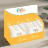 Pillo nedves törlőkendő, bio aloe verával és aktív zabvízzel, utazó csomag, MEGA PACK, 12x20 db