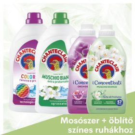   Chanteclair színes ruha csomag – prémium olasz mosószer + öblítő a harmonikus illatért