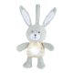 Chicco Lullaby Stardust Bunny zenélő-fénylő altató plüssnyuszi – szürke-bézs