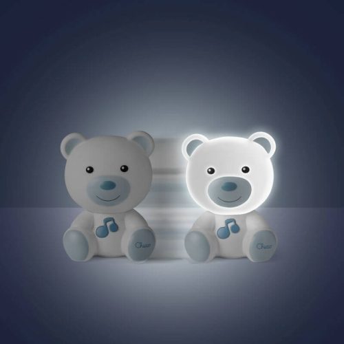 Chicco Dreamlight macis zenélő éjszakai fény – kék