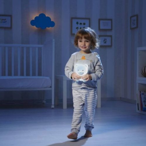 Chicco Dreamlight macis zenélő éjszakai fény – rózsaszín