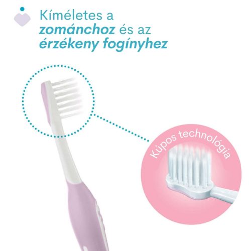 Chicco fogkefe 6–36 hó – gyengéd szájápolás az első perctől – lila