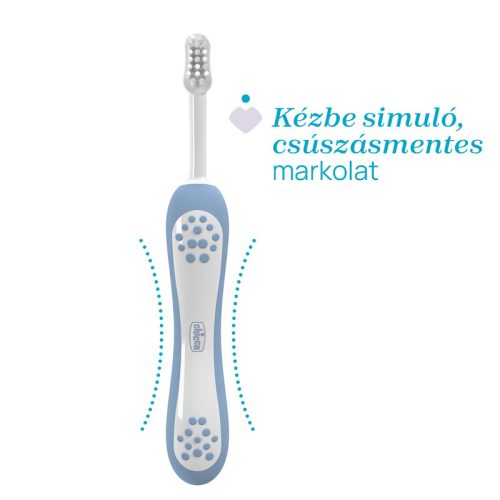 Chicco fogkefe 6–36 hó – gyengéd szájápolás az első perctől – indigókék
