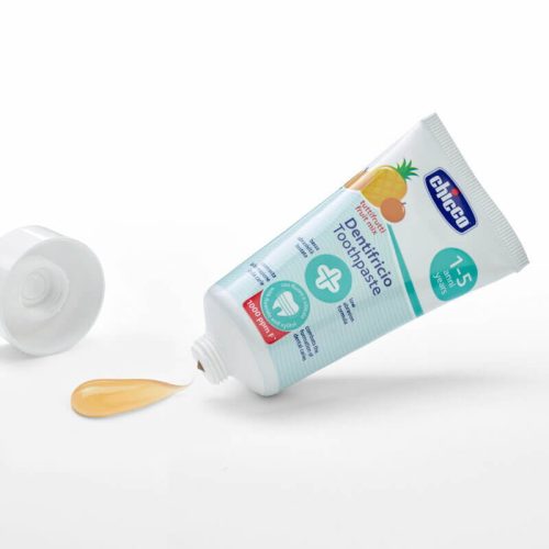 Chicco Vegyes gyümölcs (Tutti-Frutti) fogkrém – 50 ml, fluoriddal és xilittel