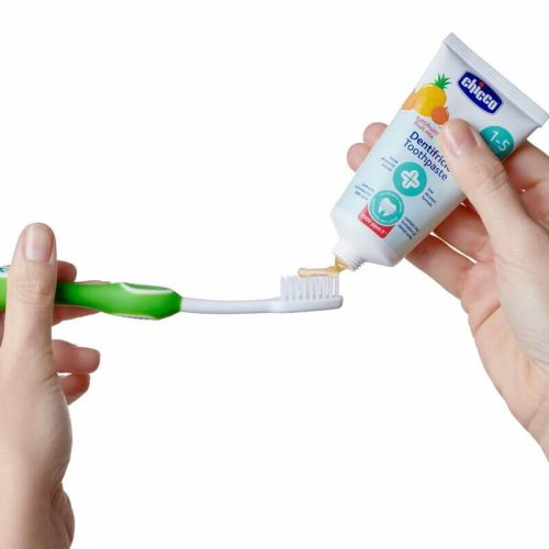 Chicco Vegyes gyümölcs (Tutti-Frutti) fogkrém – 50 ml, fluoriddal és xilittel