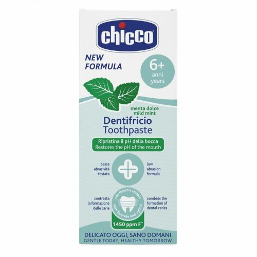 Chicco menta ízű fluoridos fogkrém xilittel – 50 ml