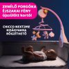 Chicco Next 2 Dreams 3in1 zenélő kiságyforgó és éjszakai fény – rózsaszín