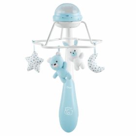   Chicco Rainbow 3in1 szivárványos zenélő kiságyforgó és projektor – kék