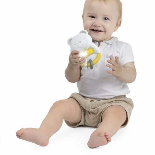 Chicco Day & Night Bear 2in1 zenélő-fénylő maci csörgő – 0 hó+