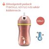 Chicco Sport Kulacs duplafalú, szívószállal, csepegésmentes – 266 ml – Pink