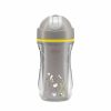 Chicco Sport Kulacs duplafalú, szívószállal, csepegésmentes – 266 ml – Szürke
