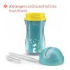 Chicco Sport Kulacs duplafalú, szívószállal, csepegésmentes – 266 ml – Türkiz