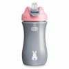 Chicco Pop-Up Szívószálas Kulacs – 350 ml – Rózsaszín