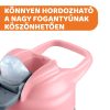 Chicco Pop-Up Szívószálas Kulacs – 350 ml – Rózsaszín
