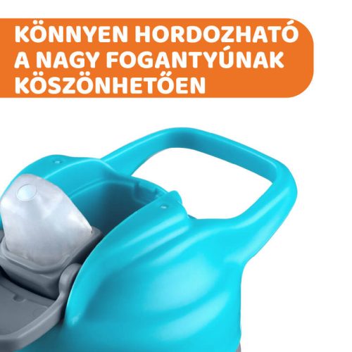 Chicco Pop-Up Szívószálas Kulacs – 350 ml – Kék