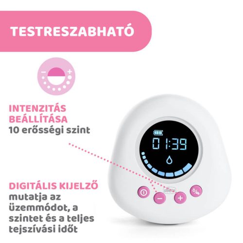 Chicco Single elektromos mellszívó – 2 üzemmód, 10 erősségi szint