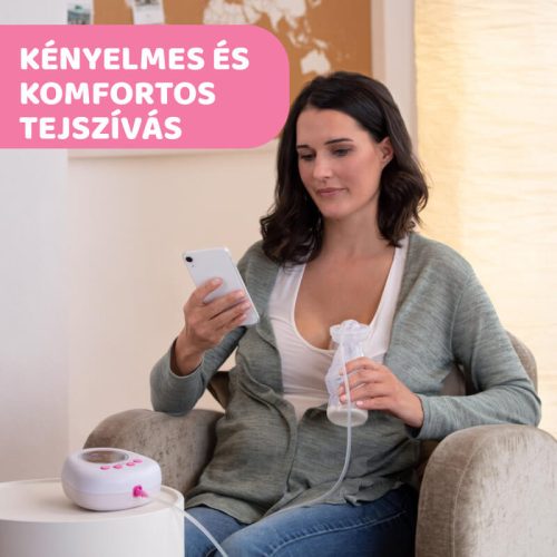 Chicco Single elektromos mellszívó – 2 üzemmód, 10 erősségi szint