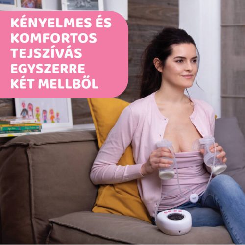 Chicco Double dupla elektromos mellszívó – 2 üzemmód, 10 erősségi szint