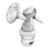 Chicco NaturalFeeling kézi mellszívó ergonomikus pumpakarral, puha szilikonos tölcsérrel és 150 ml-es cumisüveggel