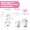 Chicco NaturalFeeling kézi mellszívó – 150 ml-es cumisüveggel